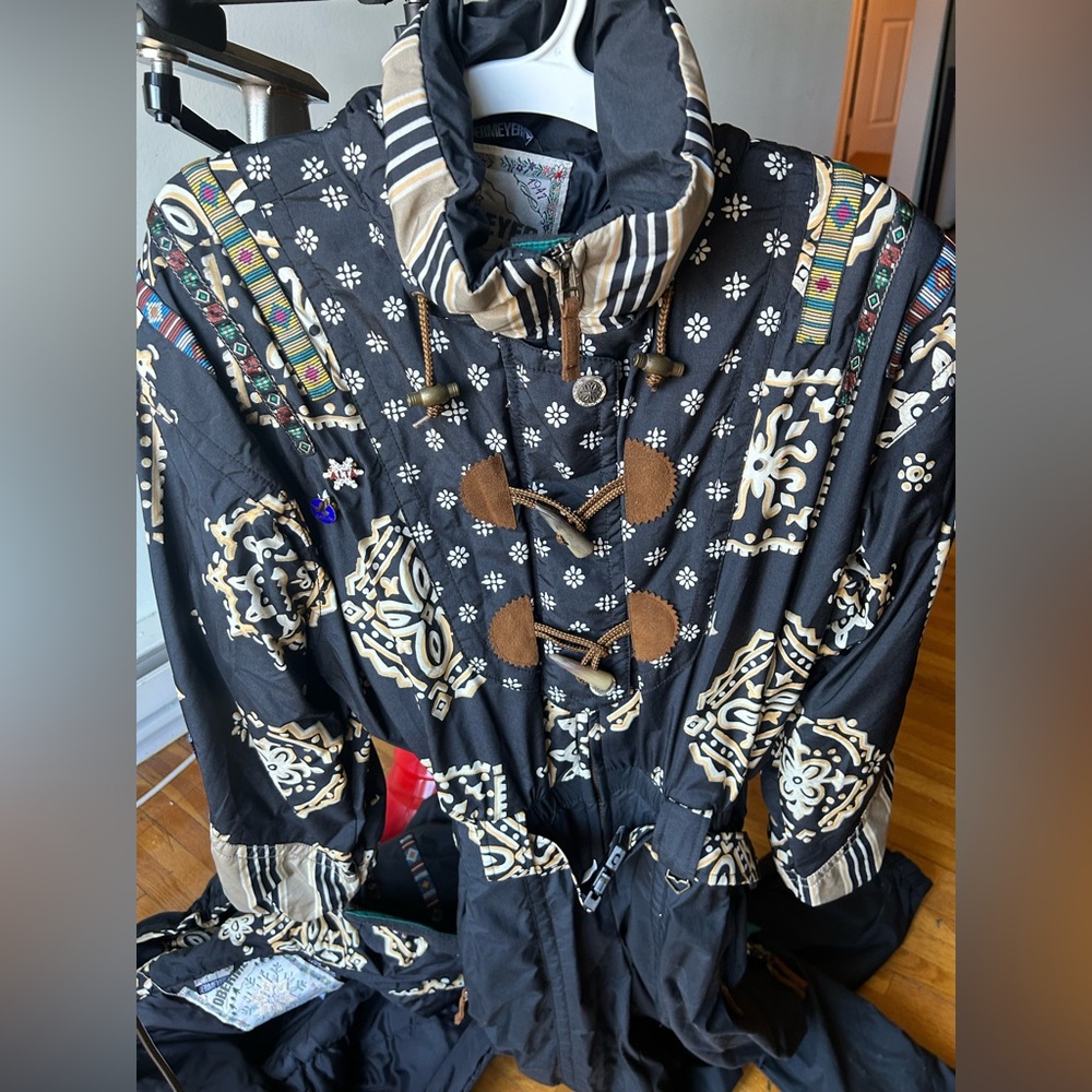 Crazy Vintage Rare Retro 1970’s Obermeyer ski suit ladies US 10 & coat Pristine